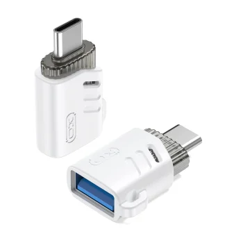 XO NB256B OTG USB-A to USB-C Adapter White
