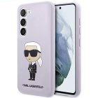 Karl Lagerfeld Samsung Galaxy S23+ Case Silicone Ikonik, Purple