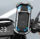 Rockbros 25210032001 Bike / Motorcycle Phone Holder for Handlebars, Black