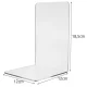 Ruhhy 21745 Transparent Bookends, 6 pcs