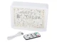 3D Paper Cutout Night Light with RGB LED, Remote & Touch Control, White