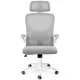 Sofotel Brass Office Chair with Micro-Mesh, Grey