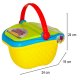 Kids Picnic Basket with Play Food, Fast Food Pizza and Burger