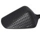Kitchen Skimmer Spoon with Strainer, 34 cm, Black