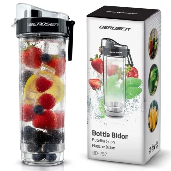 Berdsen BD-757 Water Bottle with Mouthpiece, 570 ml