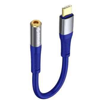 Audio Cable Orico AXC-02 USB-C to 3.5 mm Jack 20 cm - Blue