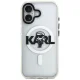 Karl Lagerfeld IML Karl Sketch Logo MagSafe Case for iPhone 17, Transparent