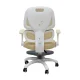 Ergonomic Kids Desk Chair with Footrest Adjustable Swivel Office Chair, Beige