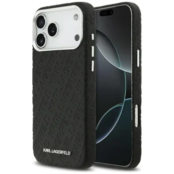 Karl Lagerfeld FW Stamped Karl MagSafe Phone Case Cover iPhone 17 Pro Max - Black