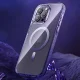 Kingxbar PQY Ice Crystal Series Case for iPhone 14 Plus with MagSafe, Gray