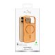 Puro Daylight Magsafe Compatible Silicone Phone Case Cover iPhone 17 Pro - Translucent Orange