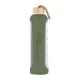 KiCA Hydro Glass Sports Bottle 1000 ml, Olive Green