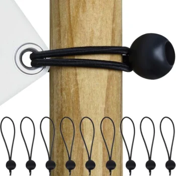 Gardlov Bungee Cords with Ball for Tarpaulins, 10 pcs