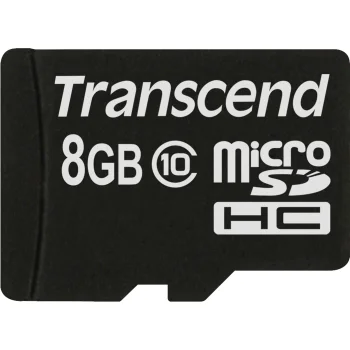 Transcend microSDHC Memory Card 8GB Class 10