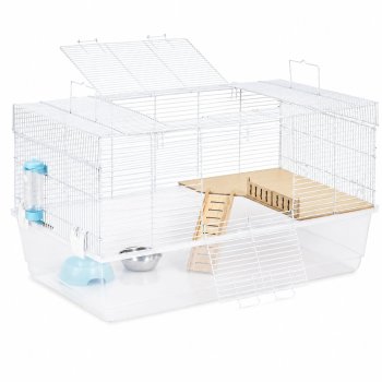 Petsi 80 cm Cage for Rodents, Guinea Pigs and Rabbits, White