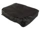 Plush pet bed with cushion, medium size, 60x50 cm, black