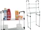 Over the Washing Machine / Toilet Storage Rack, 3 Tiers, White
