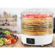 LTC Round Food Dehydrator with 5 Trays, 240 W, White