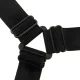 Adjustable Bed Sheet Fasteners with Clips, Set of 4, Black