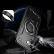 Dėklas Hybrid Armor Trendy su MagSafe telefonui iPhone 16, juodas