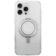 Uniq Swivix 360 Rotating Kickstand Case for iPhone 16 Pro Max, Transparent