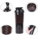 Shaker with Supplement Containers 500ml, Black