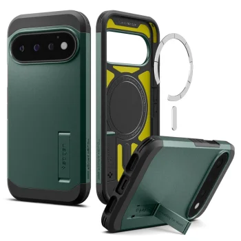 Spigen Tough Armor Mag Case for Google Pixel 11 Pro - Dark Green