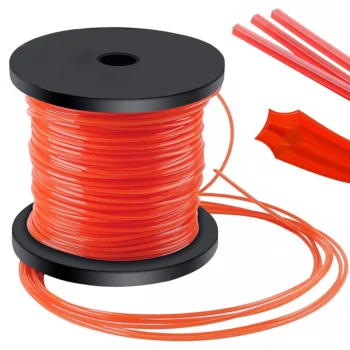 Trimmer Line 2.4mm, Star Profile, 155m, Orange