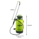 Gardlov 00025581 Pressure Sprayer 5L, Green