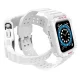 Armored Case with Strap for Apple Watch 38/40/41mm - White