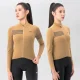 Rockbros YPW065 Women\'s Long Sleeve Cycling Jersey L - Yellow