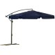 Salokāms Dārza Saulessargs Lietussargs 8 segmenti 350cm, Tumši zils | Folding Garden Umbrella