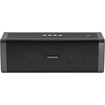 Dockin D Fine Evo Portable Bluetooth Speaker, 50W, Black