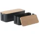 Cable and Power Strip Organizer Box AG381D, Black