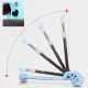 Foldable Kids Tricycle Scooter with LED Wheels, Blue (STORE DEMO)