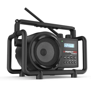 Jobsite radio PerfectPro DABBOX, DAB+/FM, Bluetooth 5.0, IP54, Black