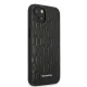 Karl Lagerfeld Monogram Plaque Case for iPhone 13 mini, Black