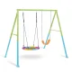 Intex 44125 Kids Playground Swing Set with Nest Swing