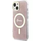 Apple iPhone 14 Plus 6.7\'\' Guess 4G MagSafe Case Cover (GUHMP14MH4STP), Pink