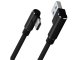 Angled USB-C charging cable for phone, fast charge, 1m