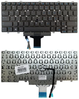 Keyboard for Dell Latitude E3340 E5450 E7450 with TrackPoint, US, Black