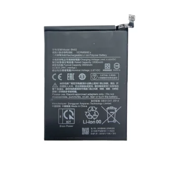 Battery for Xiaomi Redmi Note 9 / Redmi Note 9 4G (BN62, 6000 mAh)