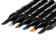 Touch Dual Tip Alcohol Art Markers Set 24 Pcs with Carrying Case