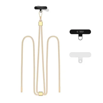 Tech-Protect C2S Rope Crossbody Phone Strap, Beige