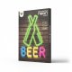 Forever Neon Decorative LED Lamp Figure Flashlight with USB, BEER