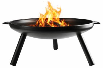 4fire Steel Garden Fire Pit Bowl 59cm for Outdoor Patios