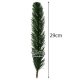 Ruhhy Artificial Spruce Branches for Decoration, 29 cm, 40 pcs, Green