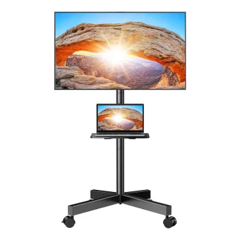 Perlegear PGTVMC06 Mobile TV Mount for 23–60" TVs, Black