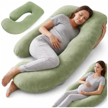 Nicekids J-Shaped Pregnancy and Nursing Pillow, 140x70 cm