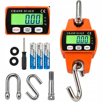Electronic Hanging Crane Scale with Hook up to 300 kg with LCD